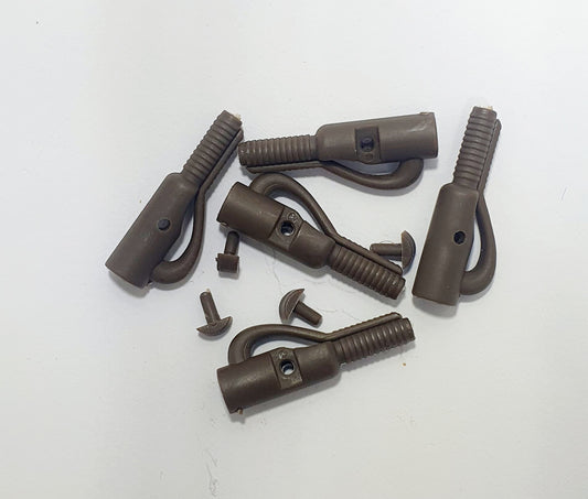 Safety Lead Clips - Brown